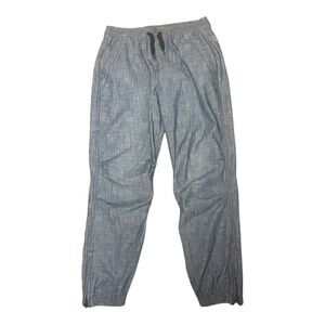 Polo Ralph Lauren Chambray Cuffed Bottom Pants Womens Denim Pull On Pants XS